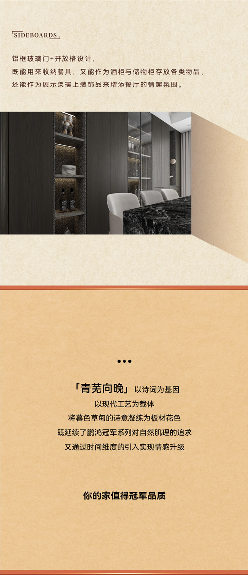 輕奢酒柜柜門設(shè)計(jì)